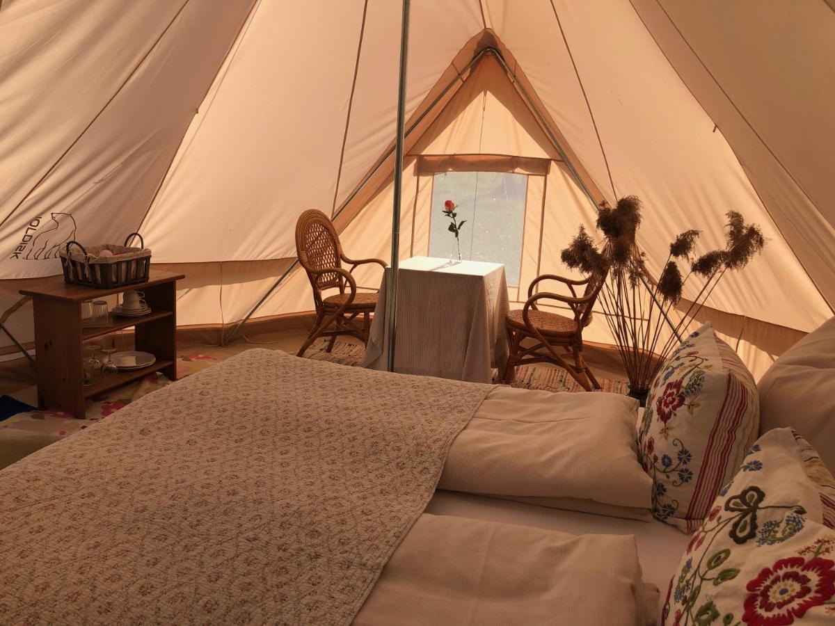 Helles Have Glamping Hotell Stege Exteriör bild