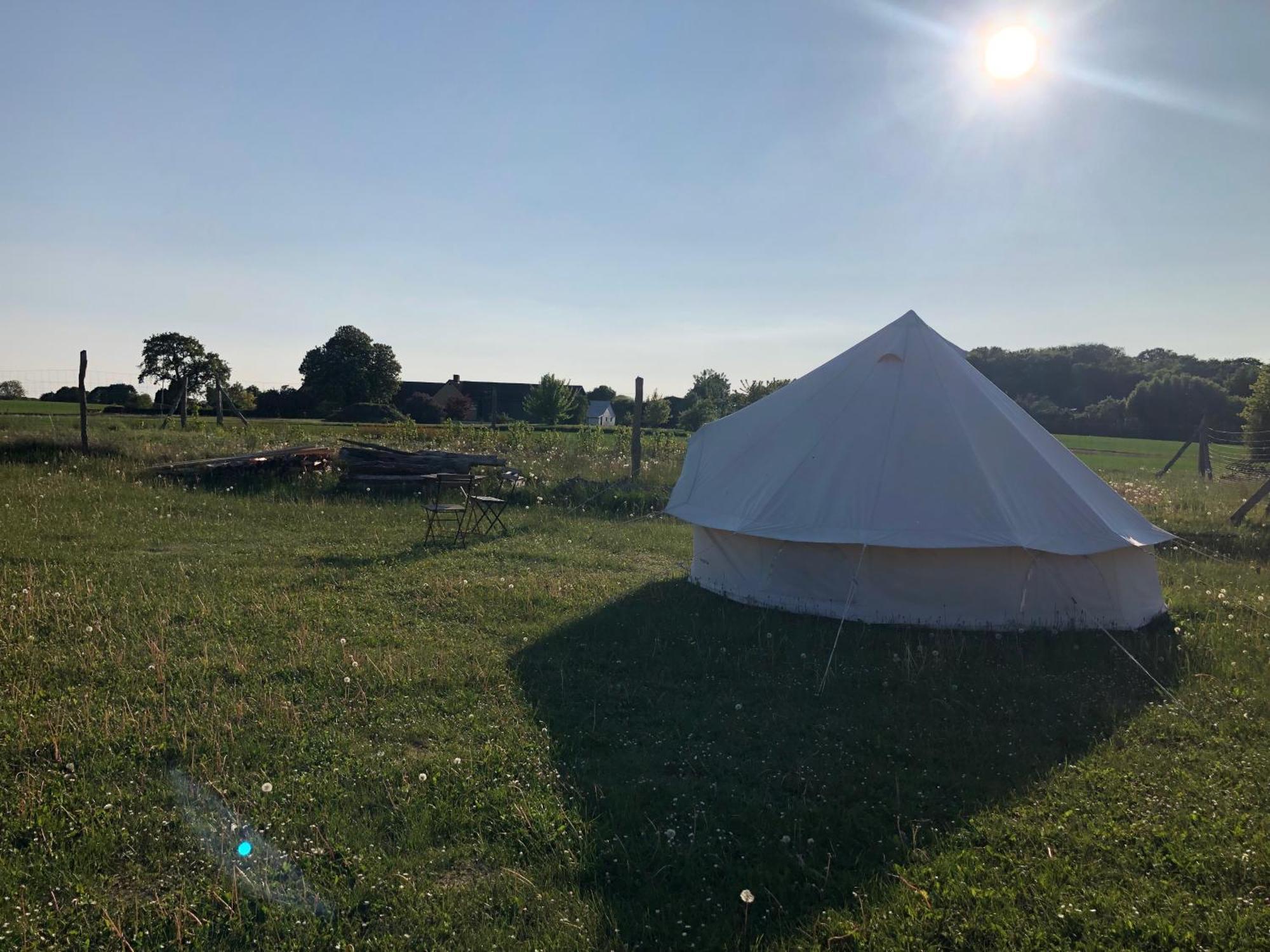 Helles Have Glamping Hotell Stege Exteriör bild