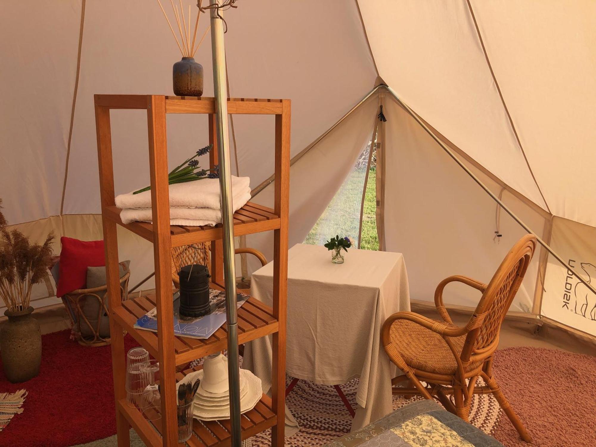 Helles Have Glamping Hotell Stege Exteriör bild