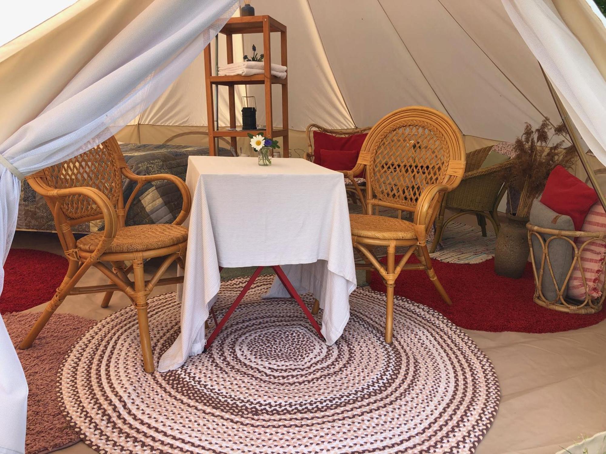 Helles Have Glamping Hotell Stege Exteriör bild