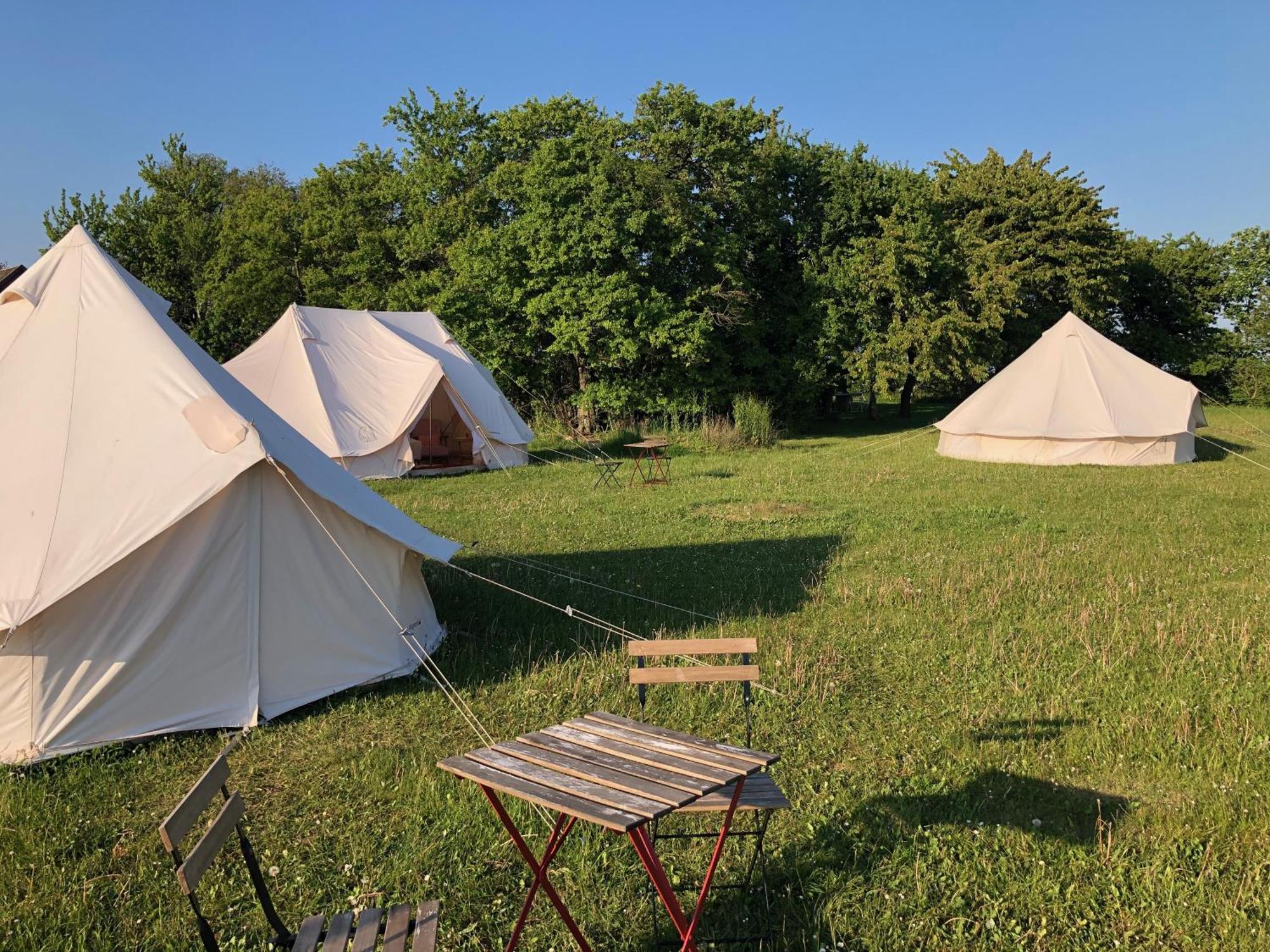 Helles Have Glamping Hotell Stege Exteriör bild