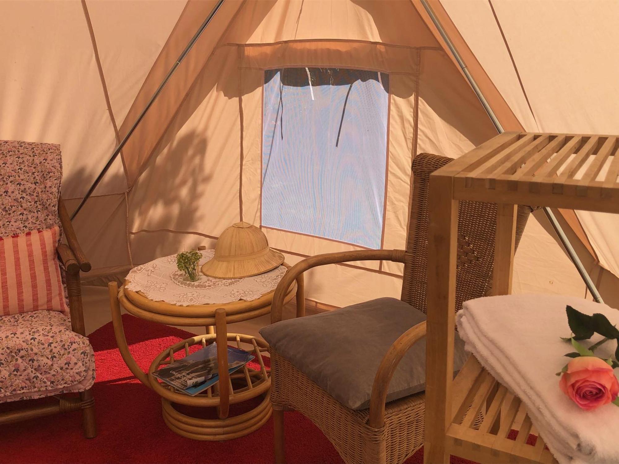 Helles Have Glamping Hotell Stege Exteriör bild