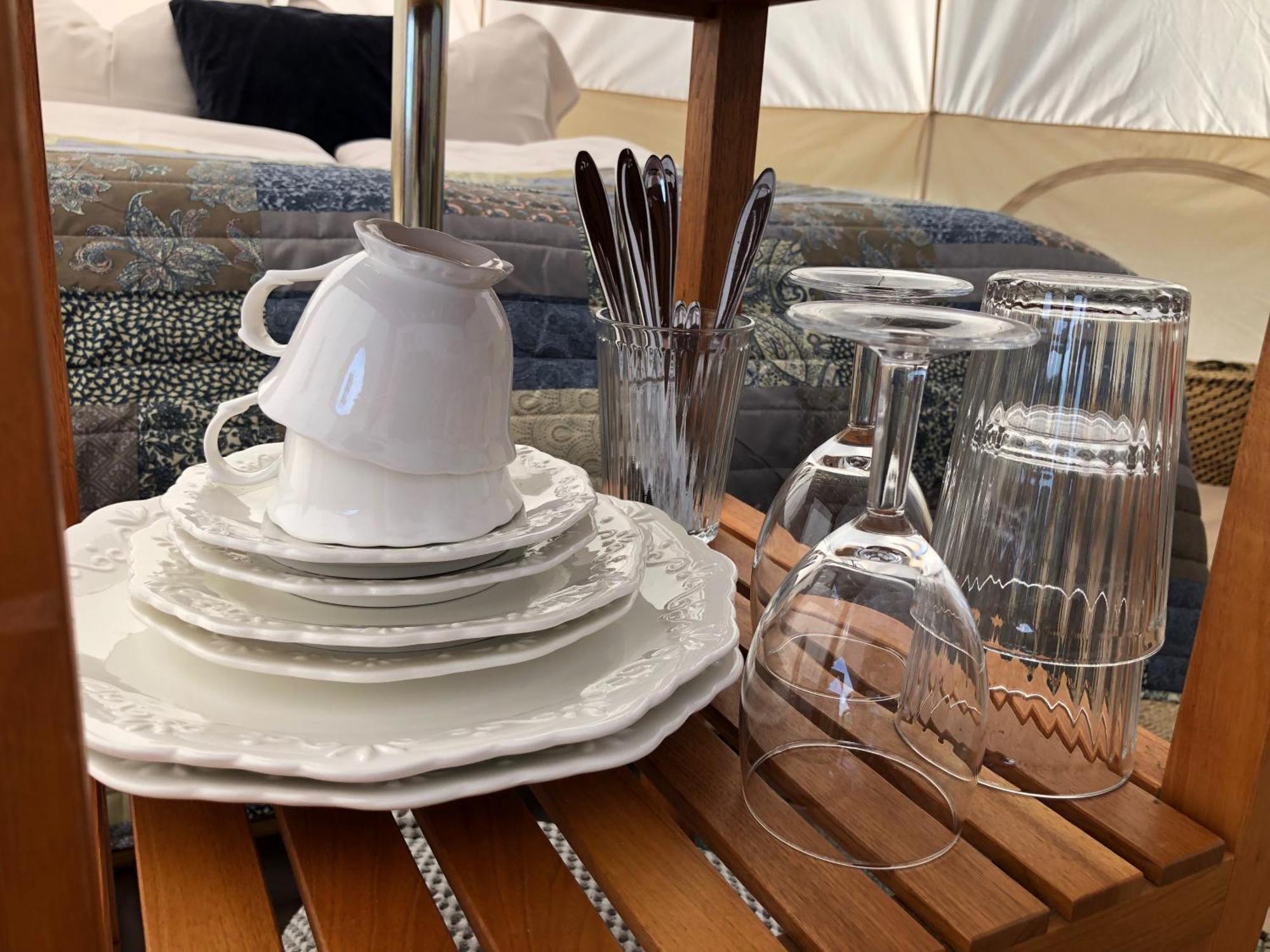 Helles Have Glamping Hotell Stege Exteriör bild